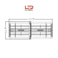24W LED Tail Light w/Indicator (Red & Amber) - LG581