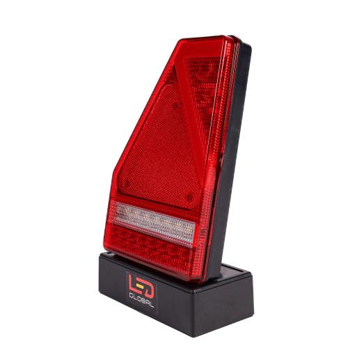 LED Tail Light Triangular Combination with Built In Smart Resistor (LH) - LG570