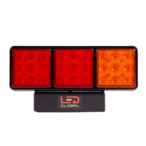 LED 3 Pod Combination Tail Light, 10-30 Volts - LG504