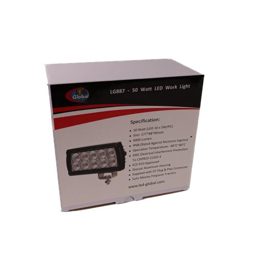 50 Watt LED standardní montáž pracovní světlo - LG887