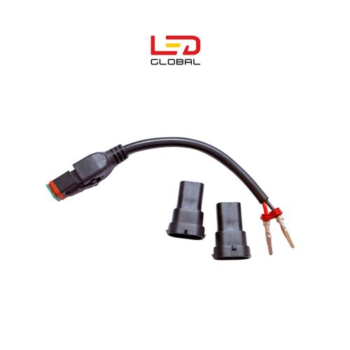 DT FEMALE TO H9/H11 AND 9005 MALE - LG1635