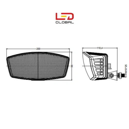 50 Watt LED Work Light - LG806