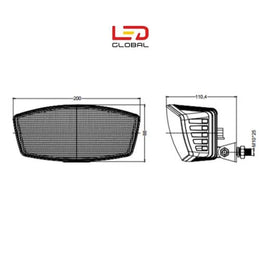 50 Watt LED Work Light - LG806