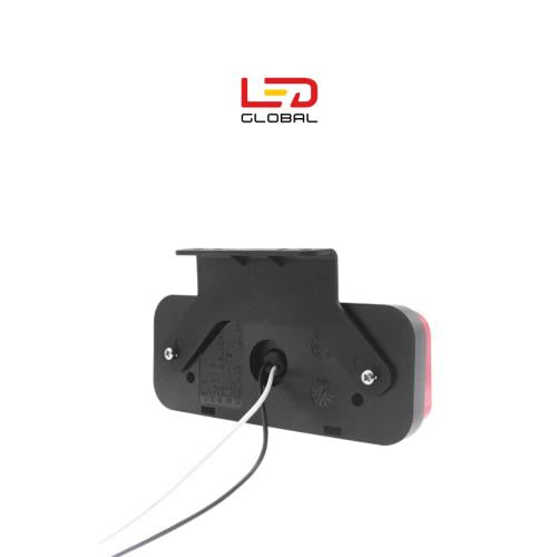 LED Rectangular Marker Light Red - LG179