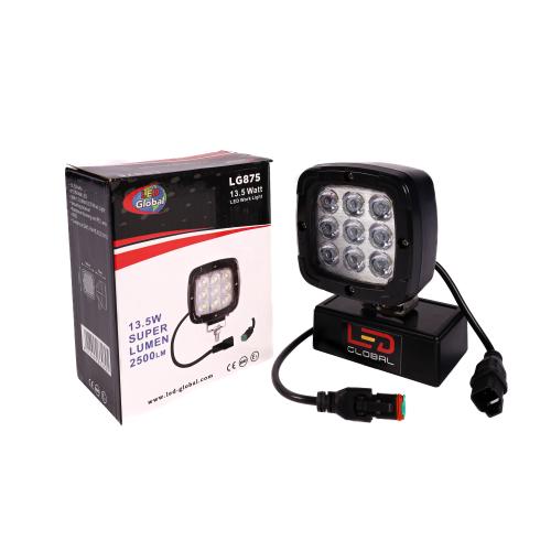 13.5 Watt LED Square Work Light - LG875