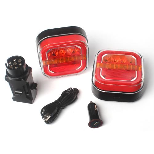 Rechargeable LED Magnetic Trailer Tail Light Kit - LG505