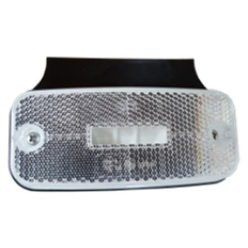LED markeringslys med brakett (HVIT) - LG134