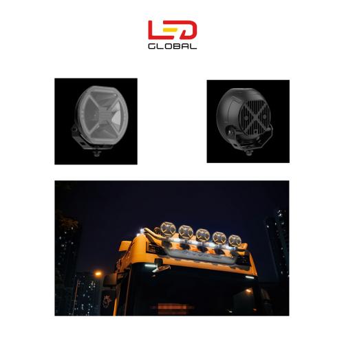 160W LED Driving Light with Position Light and Strobe – LG936