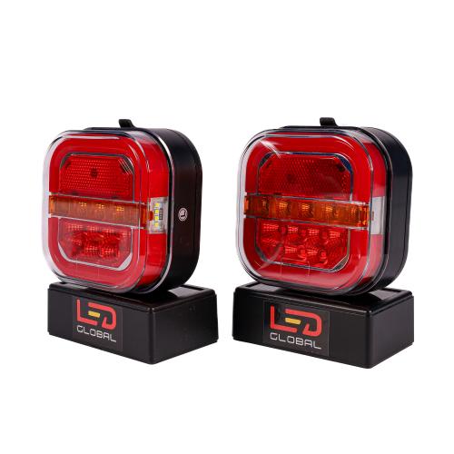 Rechargeable LED Magnetic Trailer Tail Light Kit - LG505