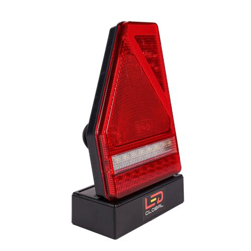 LED Tail Light Triangular Combination with Built In Smart Resistor (LH) - LG570