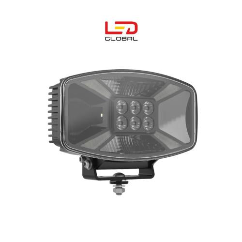 140W 10" X Driving Light w/ Dual Position Light & Warning Light - LG932