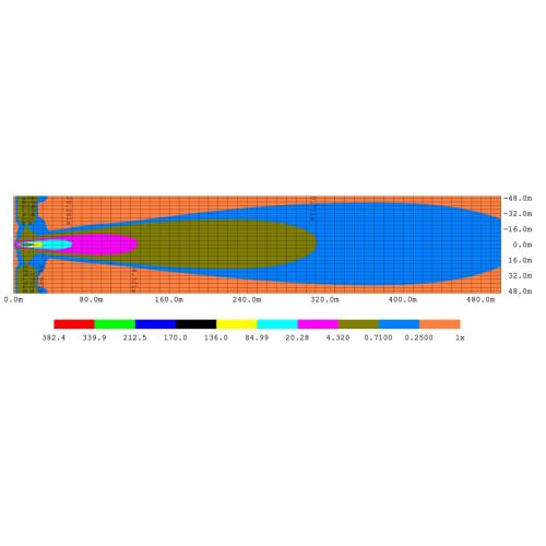 240 Watt LED Buet Arbejdslysbjælke - LG804