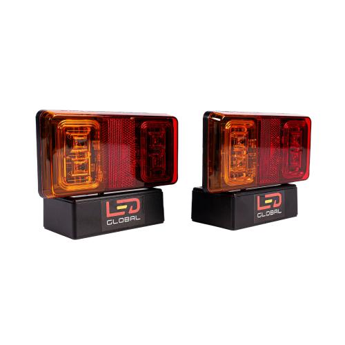LED Tail Light Rectangular, Combination - Pair - LG533