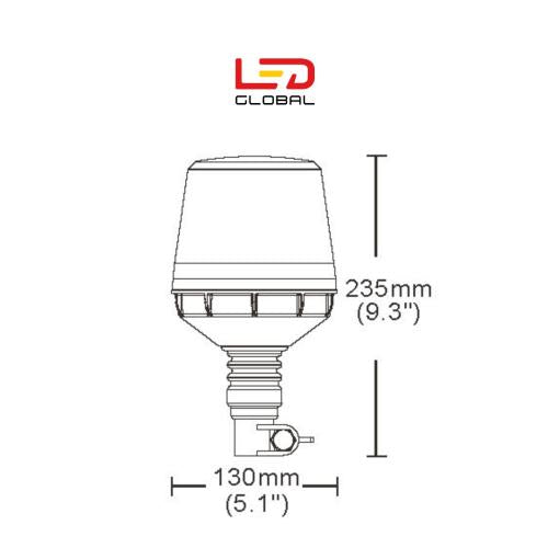 Halogen Flexi Din Beacon - LG668