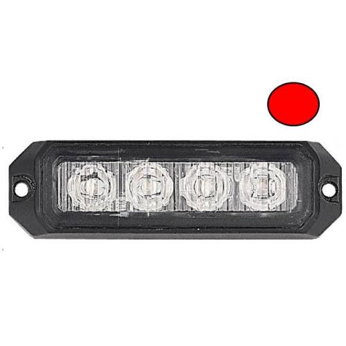 4 LED Grille Red Warning Strobe - LG757