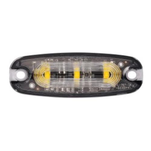 3 LED Slim Amber Warning Strobe with 3M Adhesive Mount - LG763