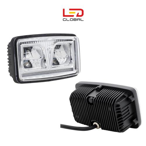 LED Rectangle High/Low Beam Headlight (EU) - LG8740