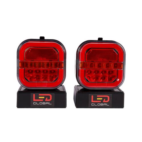 Rechargeable LED Magnetic Trailer Tail Light Kit - LG505