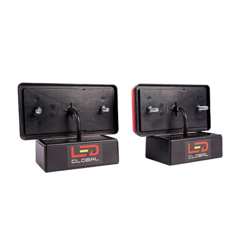 LED Tail Light Rectangular, Combination - Pair - LG533
