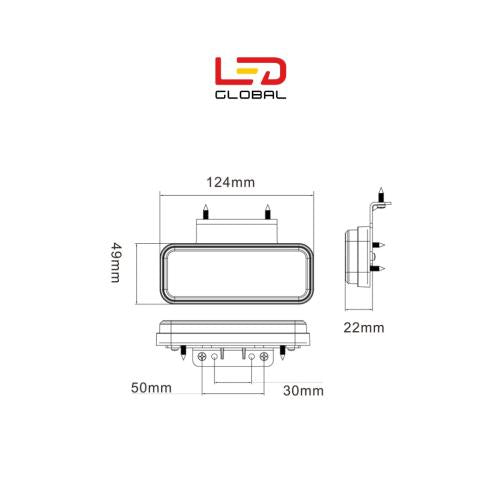 LED White Marker Light - LG177