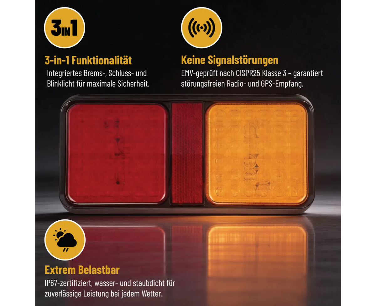 Luzes Traseiras LED - Combinação Pod - LG512