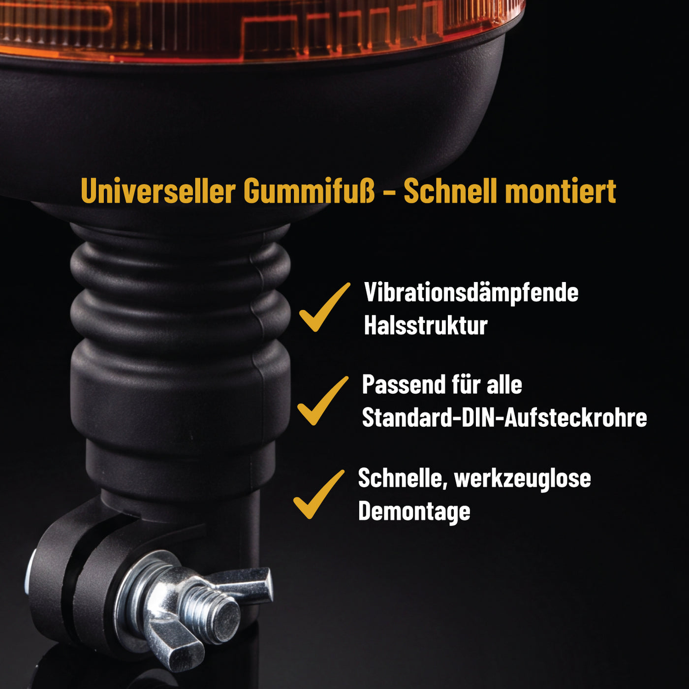 Halogen Warning Beacon Pole Mounted  - LG706