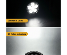 24 Watt LED Rreze përmbytëse Rrethore Dritë pune - LG872