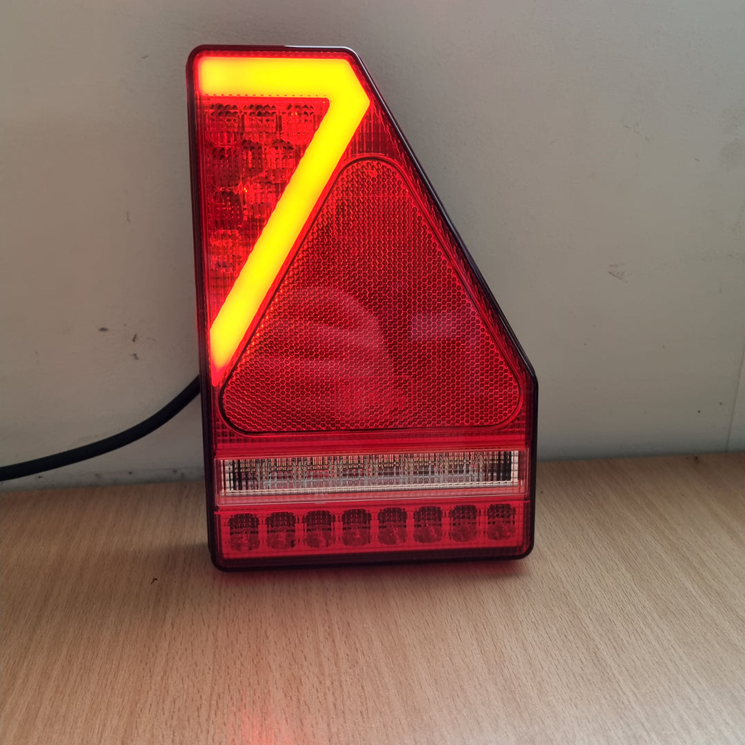 LED Tail Light Triangular Combination with Built In Smart Resistor (LH) - LG570