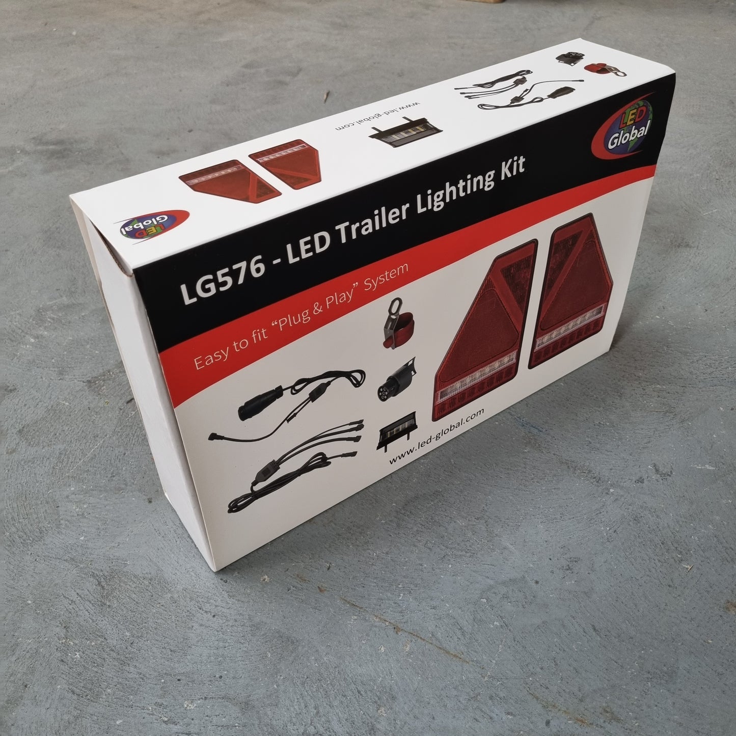 Komplet Plug & Play LED Trailerlys Sæt - LG576