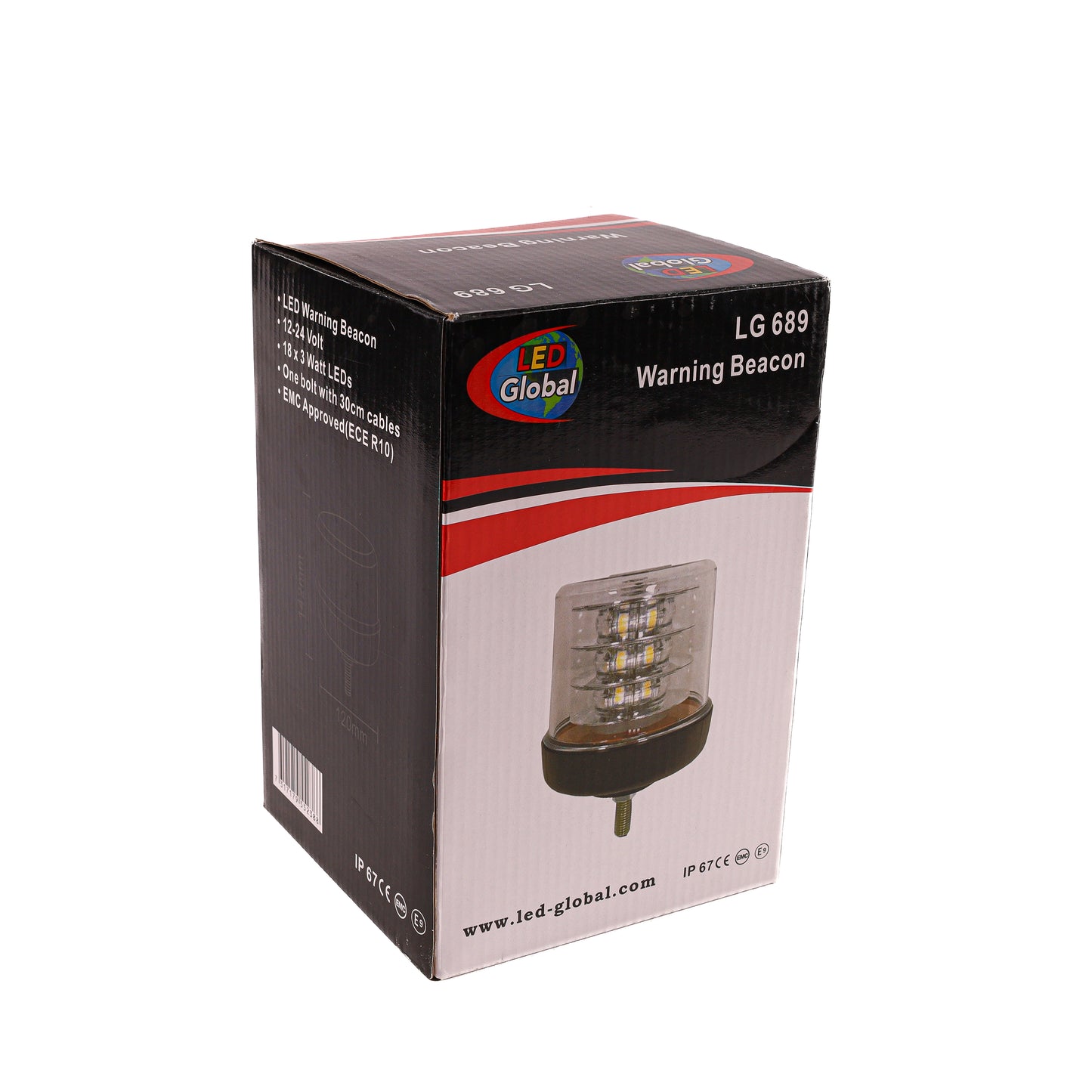 LED One Bolt Warning Beacon Clear Lens - LG689