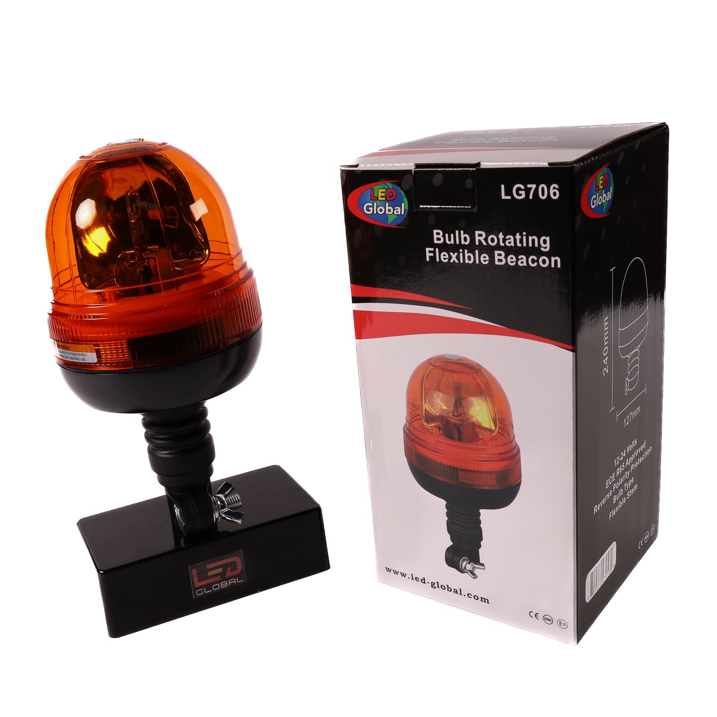 Halogen Warning Beacon Pole Mounted  - LG706