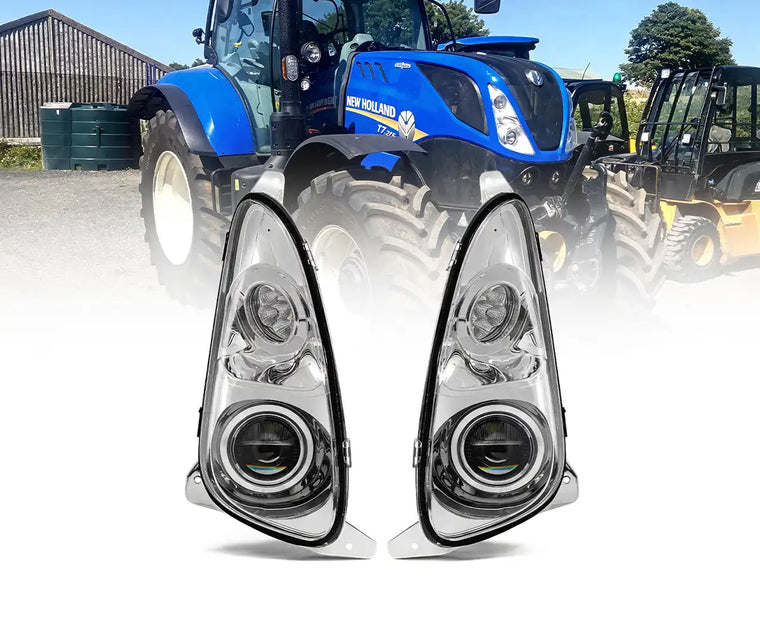 Phare avant Full LED pour tracteur New Holland, homologué E (droit) – LG922R