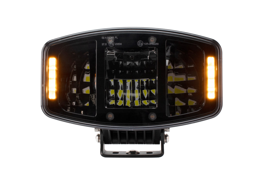120 Watt LED Driving Light with Dual Colour Position Light & Amber Warning Strobe - LG933