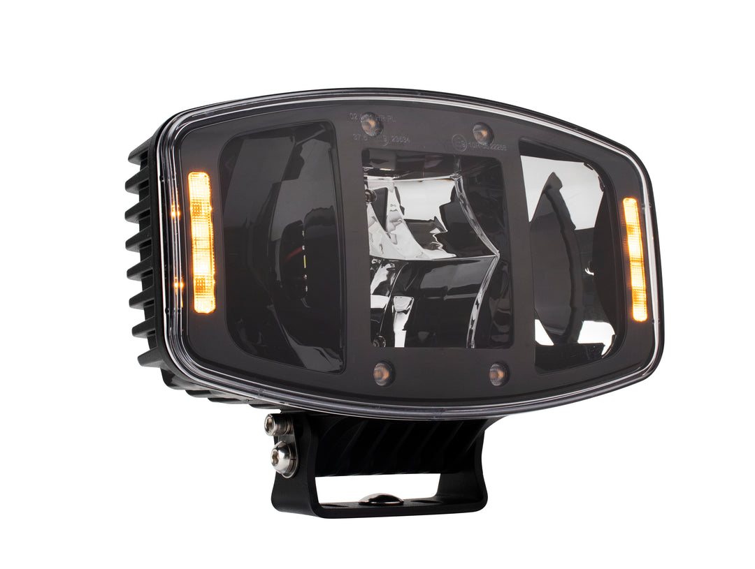 120 Watt LED Driving Light with Dual Colour Position Light & Amber Warning Strobe - LG933