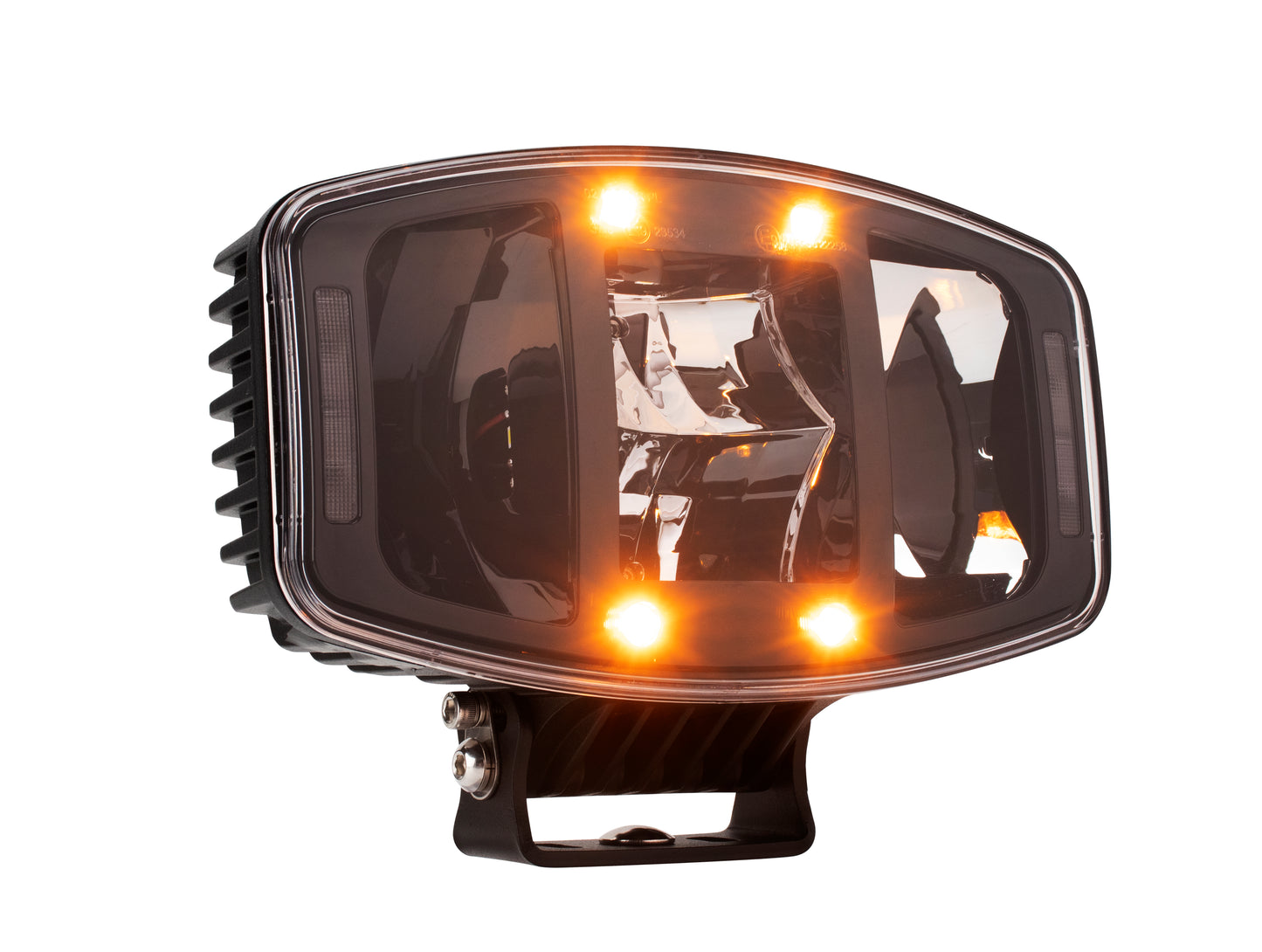120 Watt LED Driving Light with Dual Colour Position Light & Amber Warning Strobe - LG933
