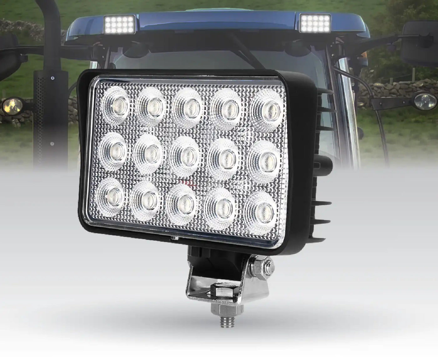 60 Watt LED-Flutlicht-Arbeitsleuchte - Doppelbefestigung, Schwenkbar - LG972