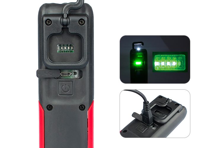 LED Rechargeable Magnetic Mini Hand Torch