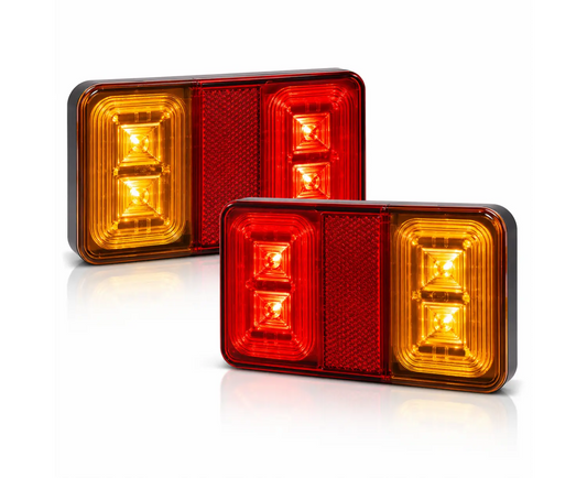 LED achterlicht rechthoekig, combinatie - paar - LG533