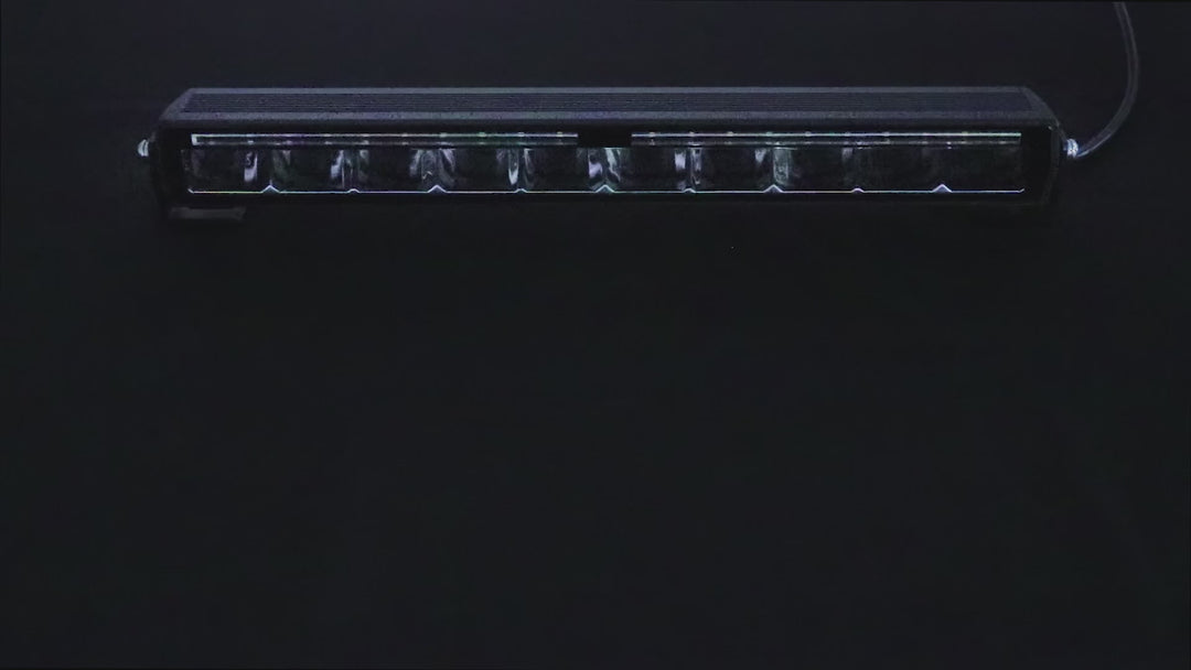 20" (508mm) LED Driving Bar with White Position Light & Amber Strobe Function - LG894