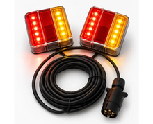 LED Magnetic Trailer Tail Light Set (7.5 Metre Cable) - LG556