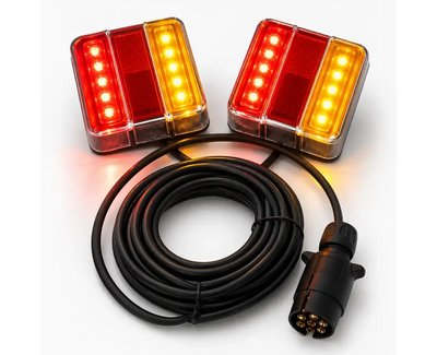 LED-Magnet-Anhänger-Rücklicht-Set (7,5 Meter Kabel) - LG556